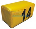 Prisma retangular amarelo R$ 9,00